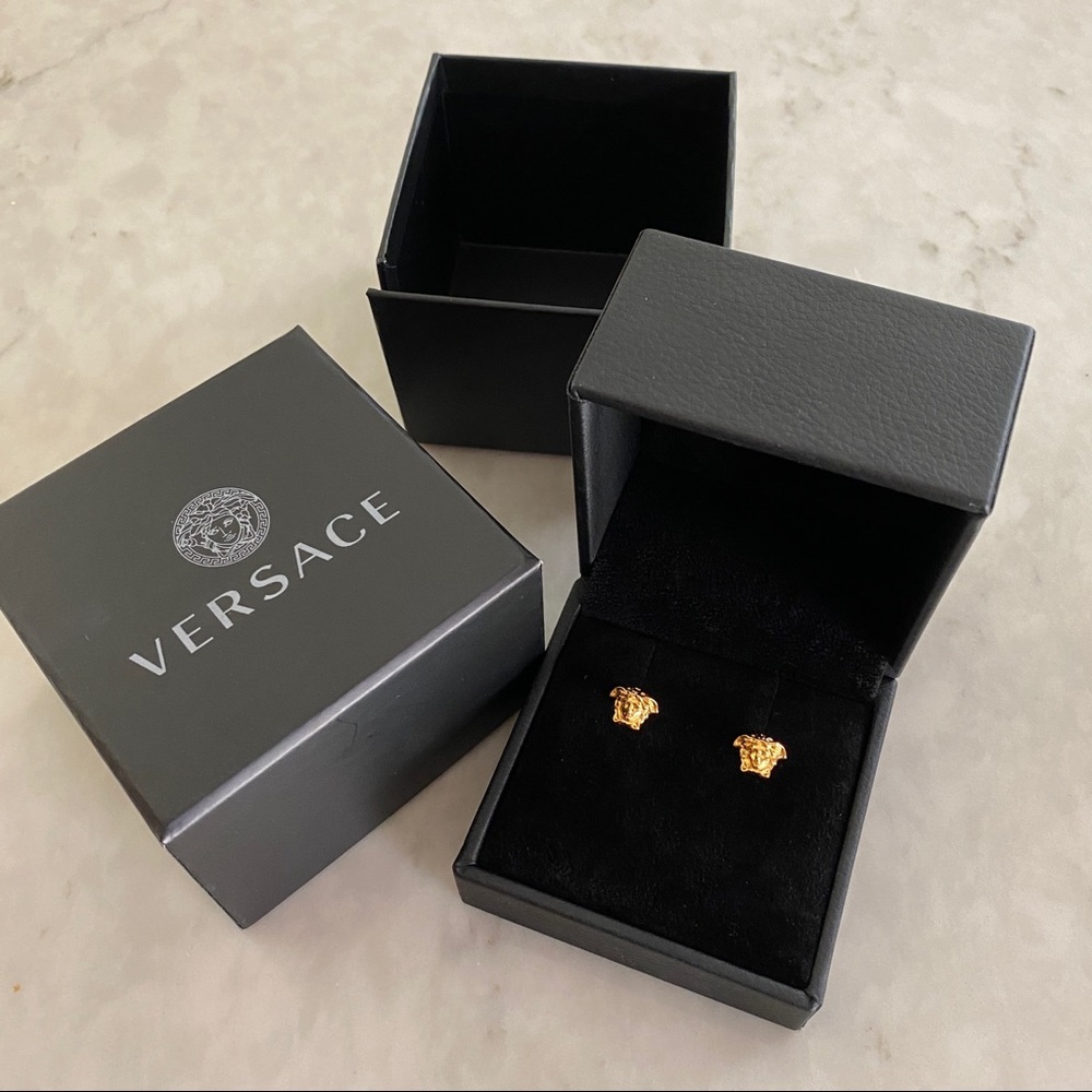 Versace Gold Iconic Earrings